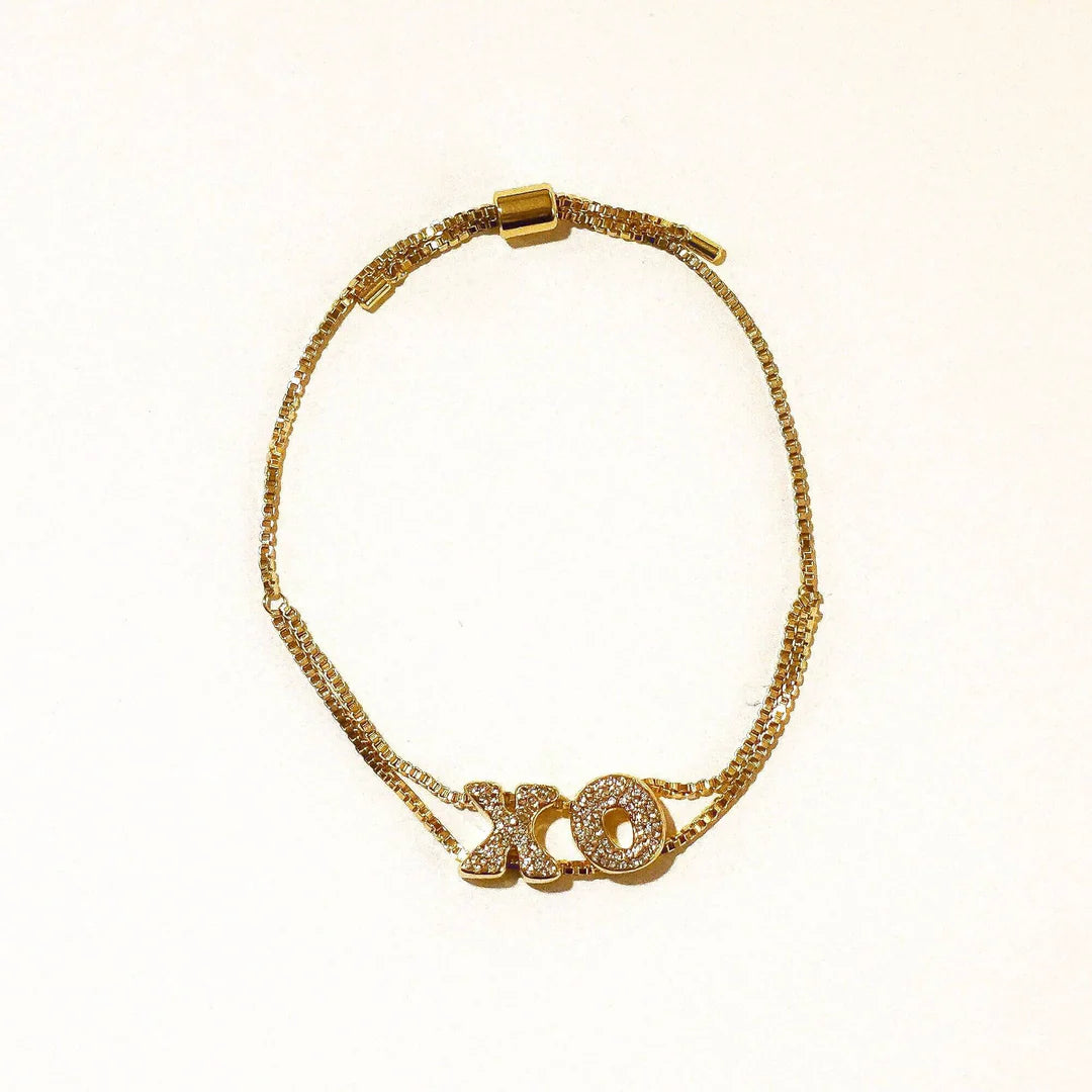 Personalised Bria Bubble Initial Bracelet